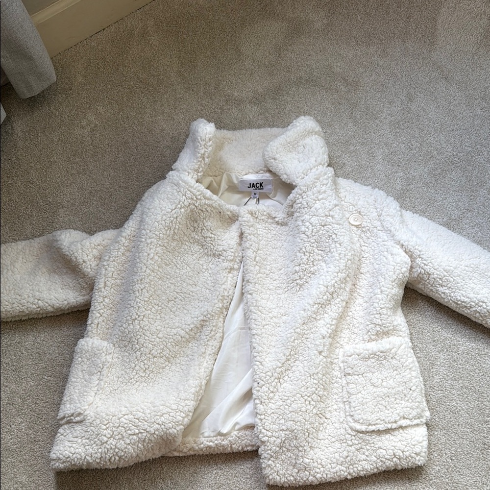 Jack by BB Dakota Cream Fleece Jacket